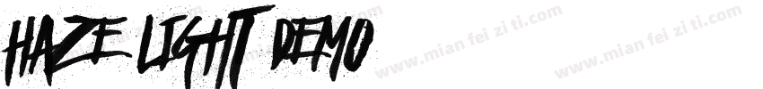 Haze Light Demo字体转换